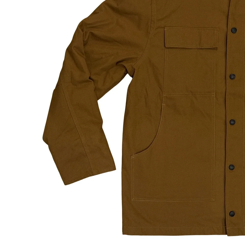 Rocky Ranch Coat Hooded Men XL Tan Lined Canvas Jacket WW00060 **NEW**
